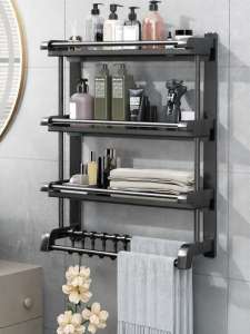 YIXUAN | Wall-mounted No Drilling Bathroom Storage Rack