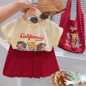 Christmas Gifts: Disney Princess & Cartoon Printed Kids Girl Clothing Set