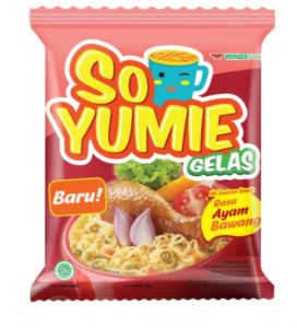 mie gelas So Yumie Gelas 30GR 1 Renceng Isi 10 Sachet