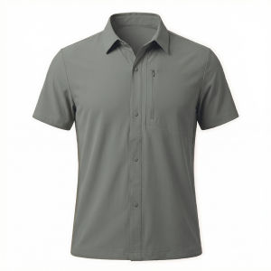 Cool Thin Breathable Ice Silk Mens Shirt