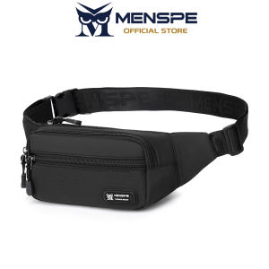 MENSPE Sports Waist Bag Fashion Men Bag Men Chest Bag Shoulder Bag Sports Bag Waterproof Oxford Running Bum Bag Portable Gym Bag for Running Cycling Hiking Walking