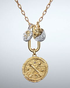 Pandora ME Crossing Arrows Oversized Medallion Charm