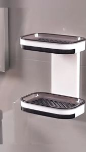 ATRIZ Tempat Sabun Batang Tempel Dengan Tirisan Soap Drain Box