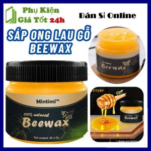 Sáp Ong Lau Sàn Đánh Bóng Đồ Gỗ Sàn Gỗ Beeswax 80gr - Làm Mới Phục Hồi Màu Gỗ Vết Xước Bàn Ghế Tủ Cửa Gỗ - Sáp Ong Beewax Đánh Bóng Sàn Gỗ Đồ Gỗ Nội Thất Chuyên Dụng