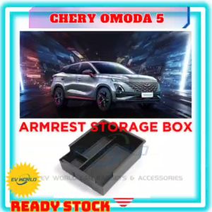 【C280】Kotak Penyimpanan Konsol Tengah Chery Omoda 5 Armrest Storage Box Center Console Storage Box Compartment Organizer