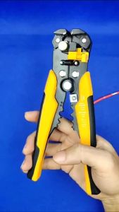 Kìm tuốt dây điện tự động cắt dây bấm cos đa năng 0.2 - 6mm chất liệu Thép không gỉ