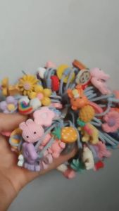 Dây buộc tóc hình thú siêu xinh cho bé gái