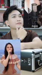 Micro Thu Âm AKG P420 Micro Vocal Condenser Thu Âm Phòng Studio Mic AKG P420 Thiết Kế Cực Đẹp Dễ Sử Dụng