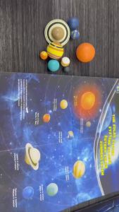 Simulation The Solar System Cosmic Planet System The Earth Universe Model Figures Teaching Materials Science Educational Toys