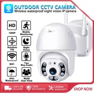 Original V380 Pro CCTV Camera: A8-1 Outdoor Wireless WIFI Two-Way Audio IP Camera Connected to Mobile Phone 1080p High-Definition Night Vision Outdoor IP65 Waterproof CCTV High-Definition Dome IP Camera CCTV Security Camera