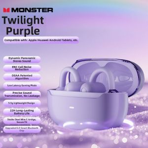 Monster | Bluetooth Wireless Open-Back Noise-Cancelling Ear Hook Headphones