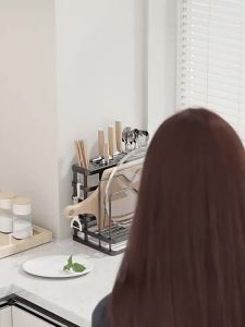 YUJIANG | Aesthetic Multifunction Stainless Steel Tabletop Knife Storage Rack
