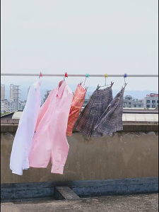 Gancu Kalis Angin P-enyangkut 5PCS Silicone Hanger Buckle Anti-Slip Windproof Rod Drying Buckle Silicone Windproof Buckle Fixed Lock Home Laudry 衣架防风扣