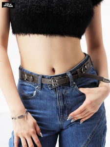 Lola Original Trend Womens Belt Belt Female Stylish Niche Style High Street Belt Female Denim Girl