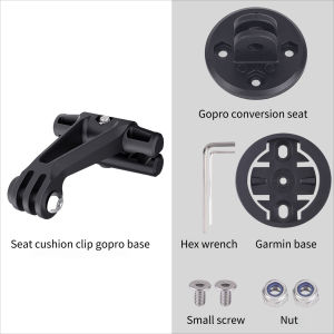 Bracket Mount for Garmin Varia Radar Taillight Compatible with GoPro and DJI Action Cameras Bicycle Saddle Clip