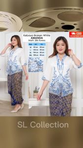 Atasan Kebaya Wanita Modern Bahan Silk Korea Premium Bordir Bunga Lengan 3/4 Aneka Warna Cantik