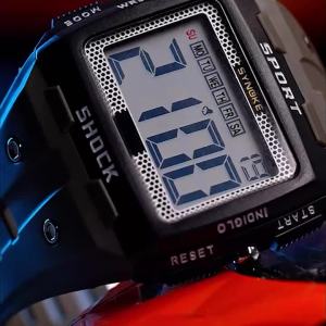 Synoke | SYNOKE Mens Watch Digital Waterproof 50M Big Screen Numbers Sport Watch Military Army Watches Male Stopwatch Reloj Hombre