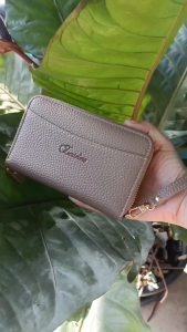 กระเป๋าสตางค์ซิปรอบ ใบกลาง6นิ้ว สูง4นิ้ว สีนิวเค