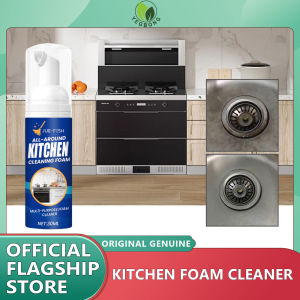 Jue-Fish Kitchen Heavy Oil Stain Cleaner Powerful Foam Cleaner Remover Stain Remover Degreaser Spray Home Rinsefree Cleaning Products 30ml All-purpose Bubble Cleaner Foam Cleaning Mousse Kitchen Grease Cleaner Kitchen Cleaning Remove Stubborn Dirt