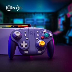 Tay Cầm Không Dây NYXI Cho Switch2/Switch Wizard Purple - Tương Thích Với Nintendo Switch Switch 2 Switch OLED Switch Lite Linear Trigger Giao Diện USB