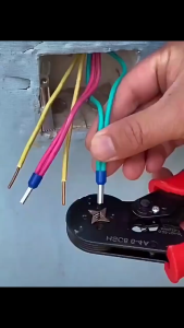 HCS8 6-4A Crimping Tool Wire Stripper Connector Wire Crimper Ferrule Crimping Pliers