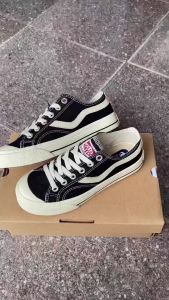 Sepatu Ventela Public Low Black Natural Sneakers Pria Wanita