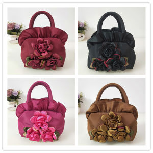 Spring and Summer New Arrival Hand Bag Japanese and Korean Sweet Cloth Womens Bag Change and Phone Key Mom Handbag
