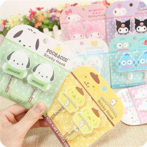 Acrylic Adhesive Hooks Small Devil Rabbit Cartoon Home Kitchen Dormitory Traceless Wall Nail-Free Hooks Easy Installation