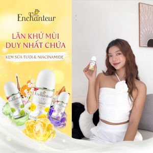 Lăn khử mùi trắng da Enchanteur Charming nồng nàn duyên dáng dưỡng trắng vùng dưới cánh tay 50ml
