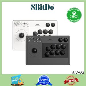 8BitDo 2.4g Wireless Arcade Combat Stick with 3.5mm Audio Jack Microphone Mute Button and Joystick Mapping Button for Xbox Series X | S Xbox One and Windows 10- Officially Licensed