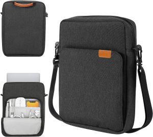 TiMOVO 9-11 Inch Tablet Sleeve Bag with Shoulder Strap for iPad 11-inch A16 2025 iPad 10th Gen. 10.9"/10.2" Galaxy Tab A9 Plus 11" Tablet portable Sleeve Pouch