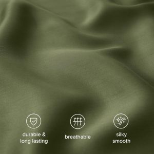 Green Bamboo Pillowcase 20*36 inch For Hot Sleepers Egyptian Fiber Mixed Bedding Decor Long Pillowslip 51*91cm*2pcs US King