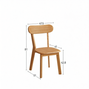WEISHA | Vintage Style Dining Chair for Study and Office Home