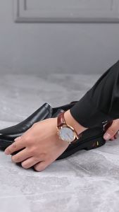 King VIRUS: Sepatu Pantofel Hitam Slip On Pria