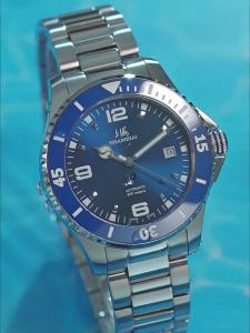 Shanghai | Men Diving Watch Automatic Mechanical 200m Waterproof Night Glow