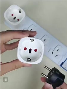 Colokan Listrik Australia Cina Converter Colokan 2 Ke 3 Kualitas Tinggi Colokan EU Ke AU Colokan 2 Ke Kaki 3