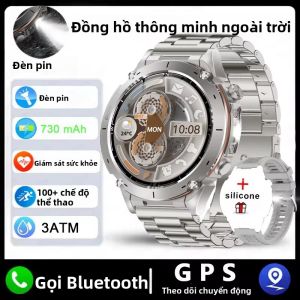 Đồng Hồ Thông Minh Quân Sự T-Rex3 Dành Cho Nam Giới Pin 730mAh Bền Bỉ Tích Hợp GPS La Bàn Máy Đo Độ Cao Khả Năng Chống Nước 10ATM Hỗ Trợ Gọi Bluetooth Theo Dõi Sức Khỏe Đồng Hồ Thể Thao