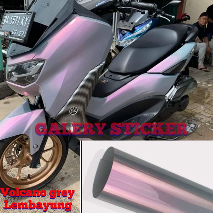 Sticker Scotlet Volcano Grey Lembayung Stiker Abu Lembayung Ungu