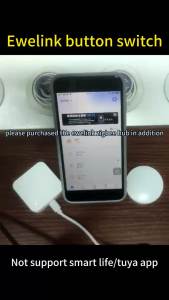 Zigbee Smart Push Button Wireless Scene Switch Ewelink App Remote Control Smart Automation Scenario Switch Work With Zigbee2MQTT