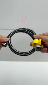 Stainless steel High-pressure Flexible Braided Hose Toilet inlet pipe Kitchen Sink Bathroom Faucet