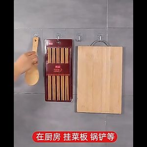 Tempel Hook Aksesori Kamar Mandi Kait Yang Dipasang Di Dinding Menghemat Ruang