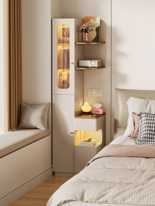 YANGYING | Minimalist Bedside Table Shelf Storage Cabinet