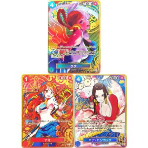 Bandai | DIY ONE PIECE  Collection Cards BOA.HANCOCK Nami  UTA ST01 ST16 ST17  JPN   High Quality Self Made Game Anime Cards Gift Toy