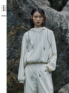 Loose Hooded Jacket Outerwear for Women