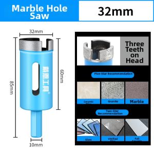 DAIENGONGJU | Hexagonal Shank Marble Glass Ceramic Stone Drill Bit