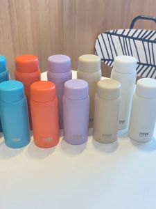 TYESO ขวดน้ำมินิมอล แก้วมินินมอล แก้วสแตนเลส ขนาด150และ200ml ขวดน้ำมินิ