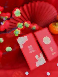 10pcs Amplop Merah Wedding Chinese Kertas Angpao Wedding Shuang Xi