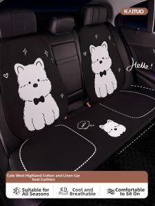 CapitAuto | Cute Anti-Slip Breathable Four-Season Universal Car Seat Cushions