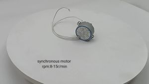 1Pc 49TYJ 220V 4W Claw Pole Permanent Magnet Flat Port Synchronous Motor For Shaking Head Fan Motor Parts Electric Fan Motor.