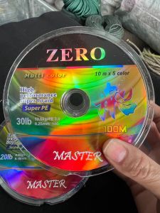 สายพีอี เอ็นตกปลา zero Super PE ยาว 100 เมตร สีเขียว